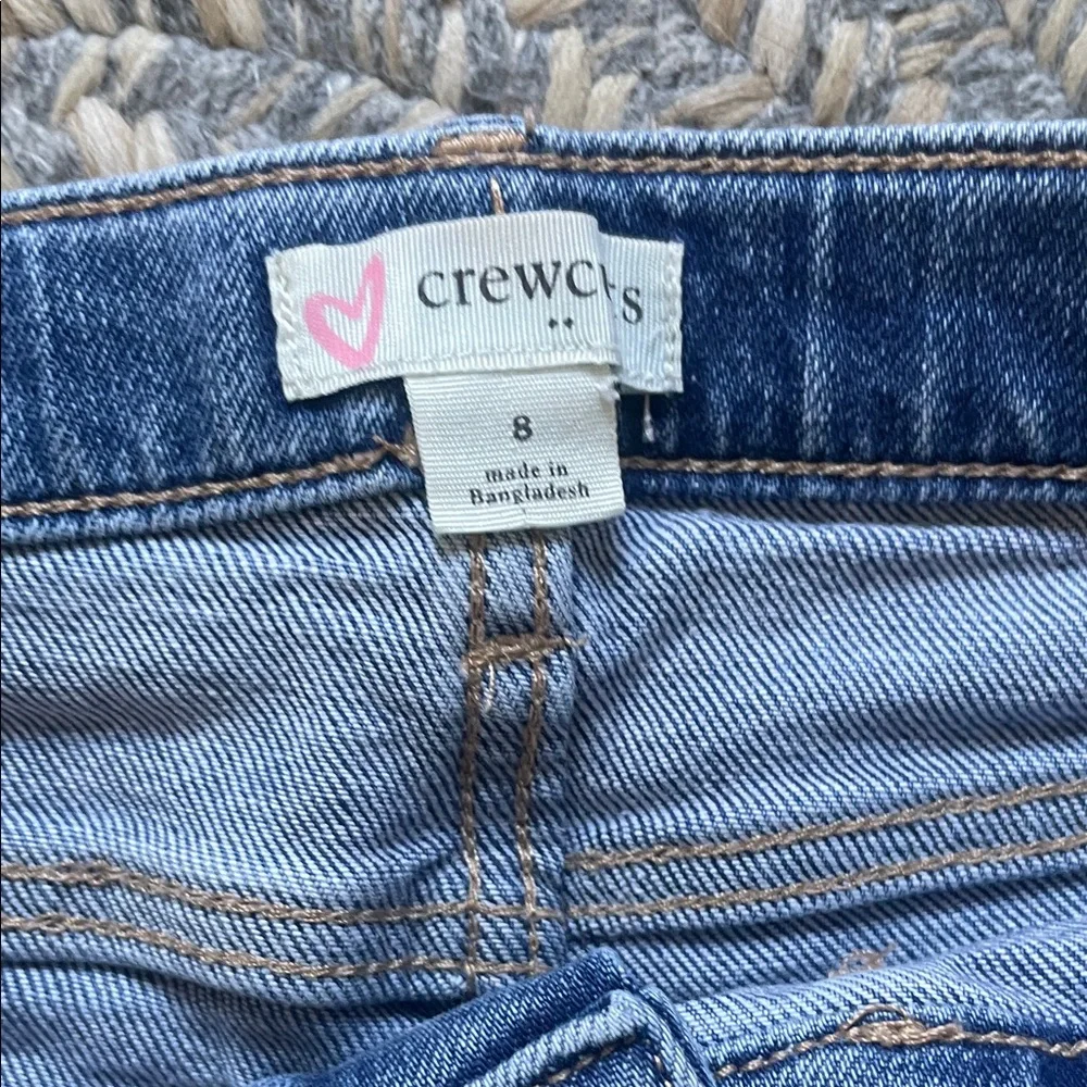 Crewcuts Wide leg Girls Jeans - Size 8 - Picture 3 of 5